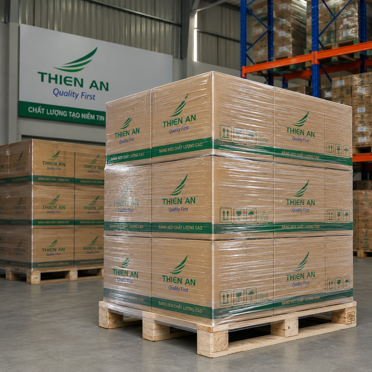 Màng PE Quấn Pallet Là Gì? 7 Lợi Ích Giúp Doanh Nghiệp Tiết Kiệm Chi Phí Đóng Gói | Thiên An
